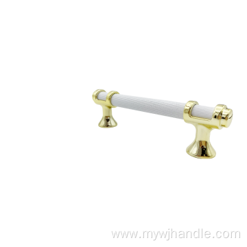 European high-end light luxury door handle white